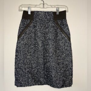 Halogen Wool/Tweed Pencil Skirt